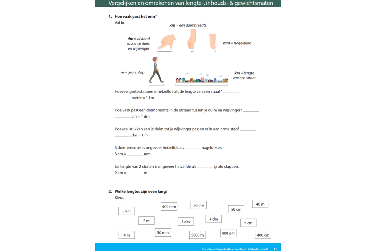 Kerndoeltrainer Meten & Meetkunde B (5 stuks)