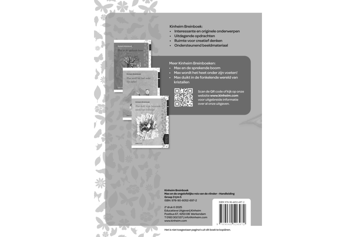 Max en de ongelofelijke reis van de vlinder groep 3-5 handleiding