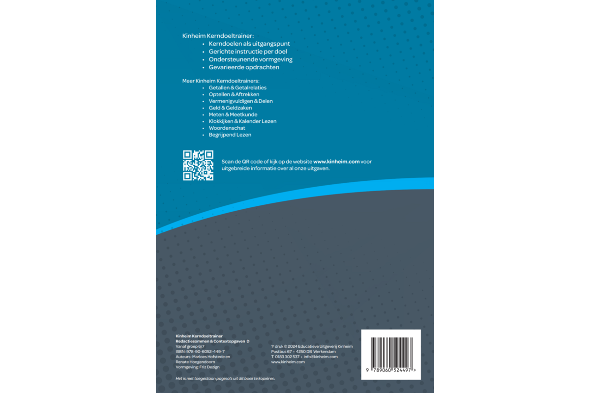 Kerndoeltrainer Redactiesommen & Contextopgaven D (5 stuks)