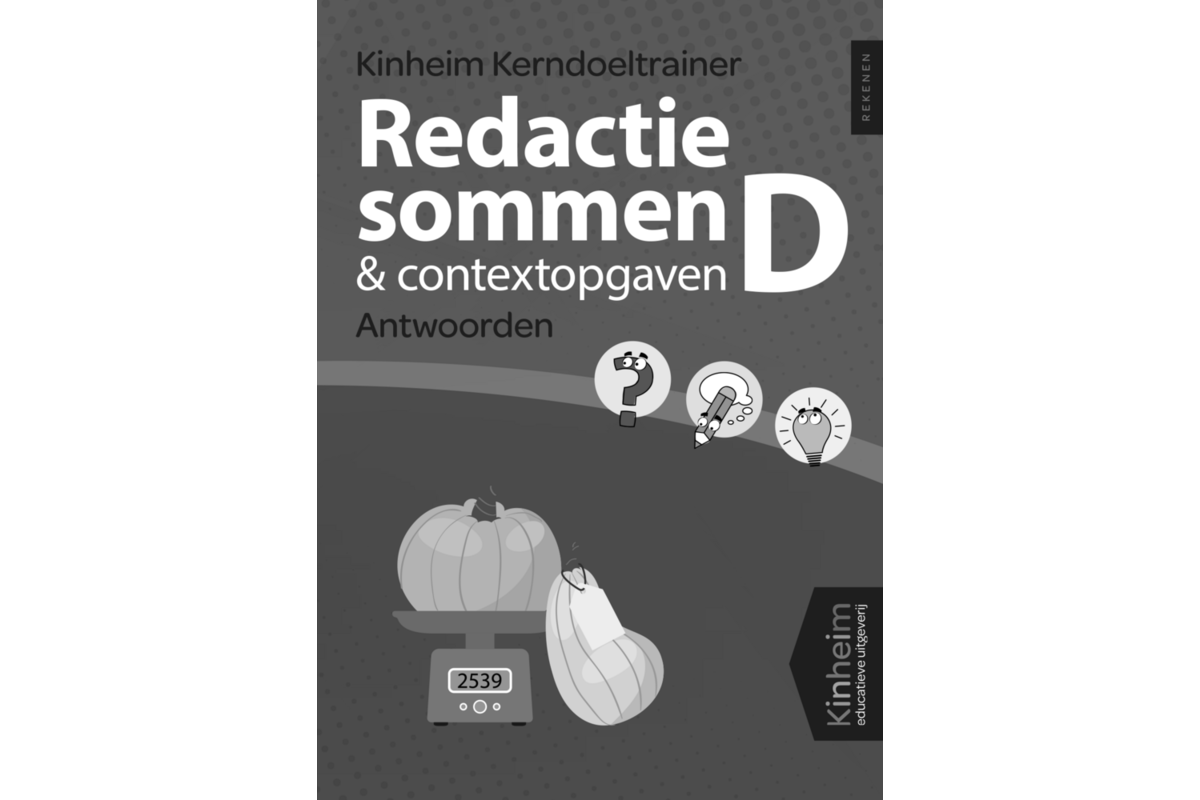 Kerndoeltrainer Redactiesommen & Contextopgaven D antwoorden