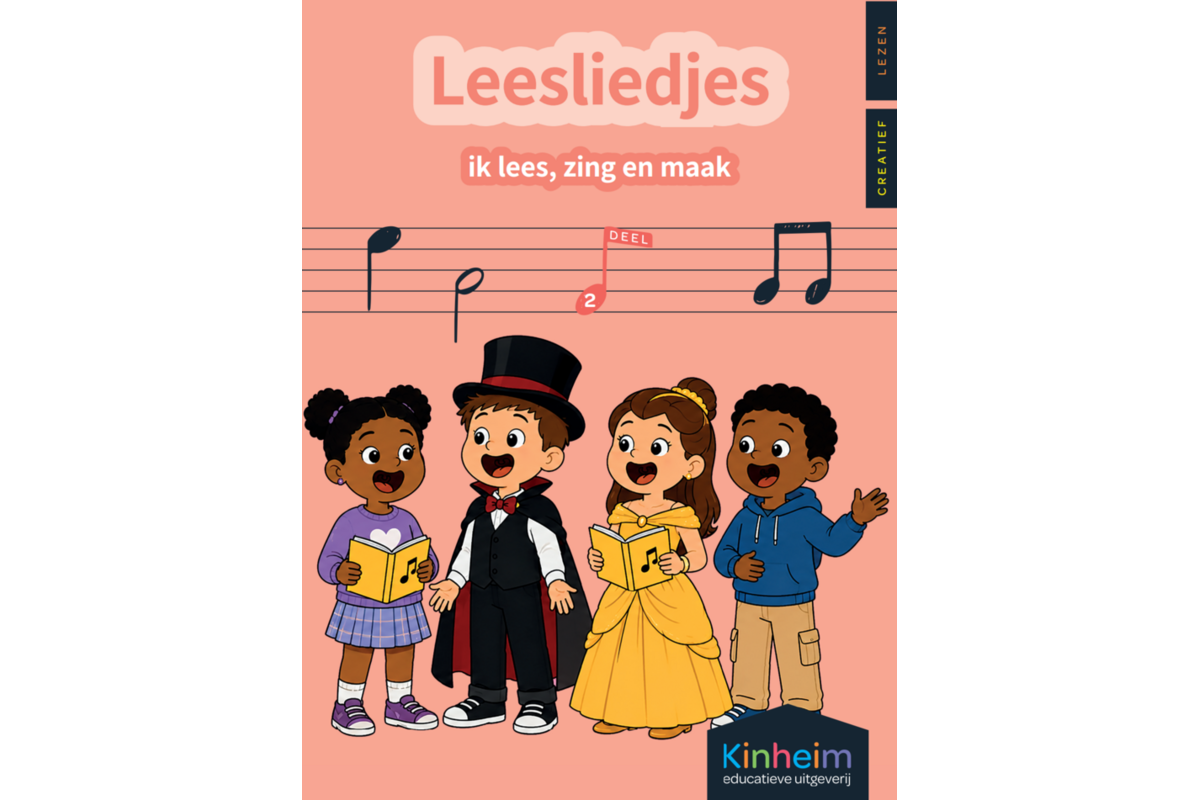 Kinheim Leesliedjes: ik lees, zing en maak deel 2 (5 stuks)