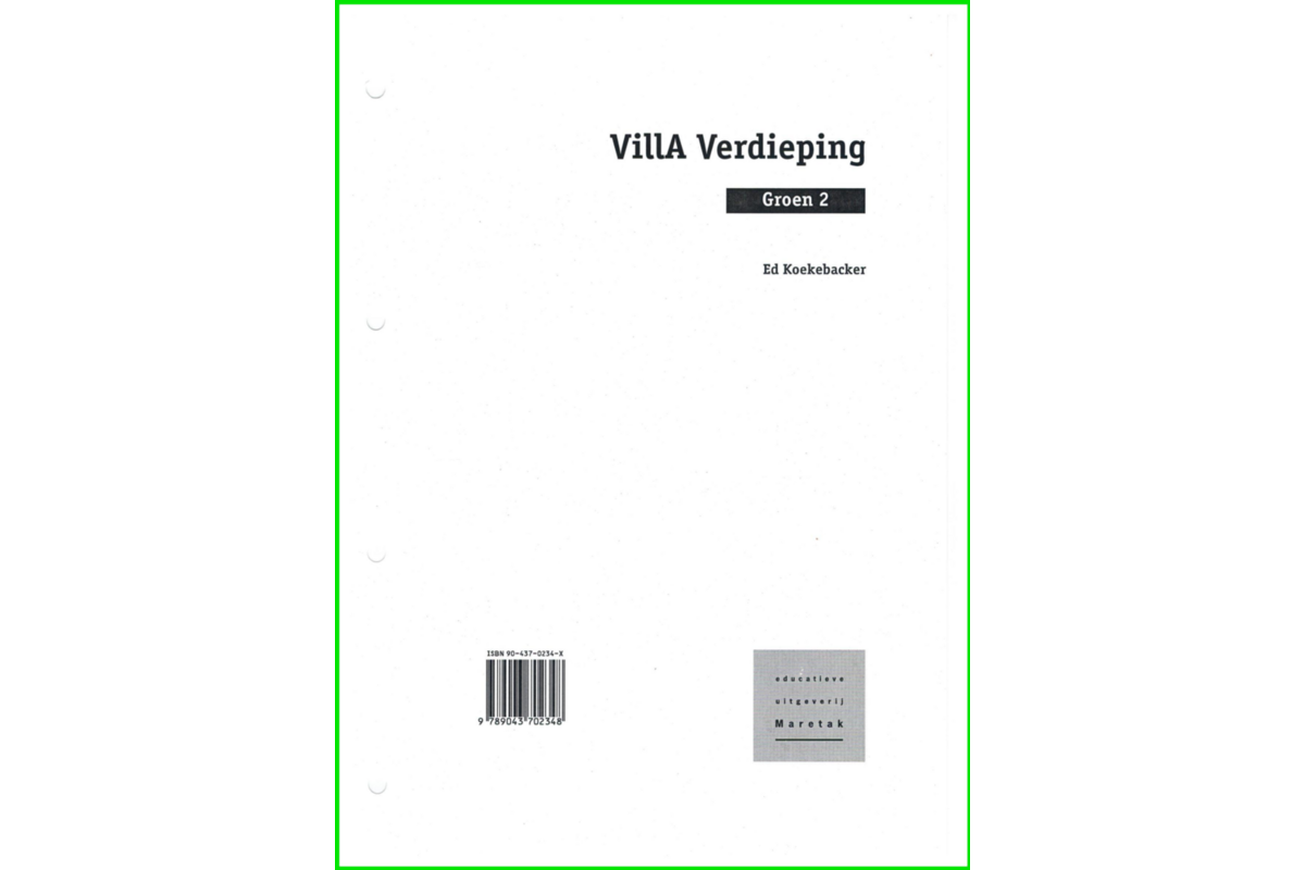 Villa alfabet groep 2 - verdieping boeken (losbladig)