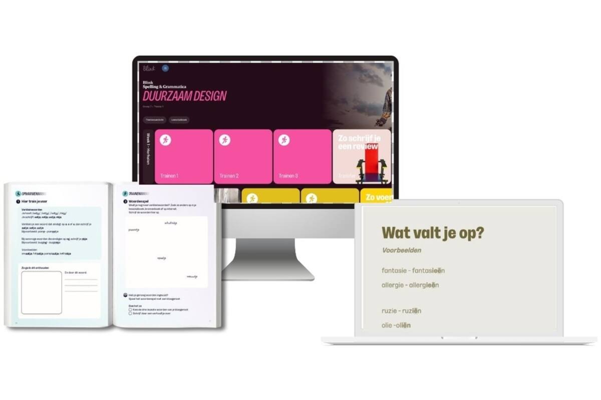 Blink Spelling & Grammatica Leerpakket LEERKRACHT groep 7