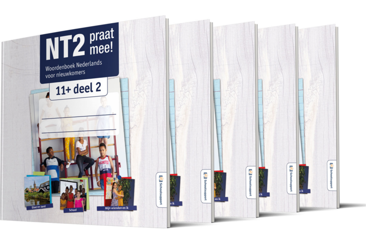 NT2, Praat mee!, woordenboekje Nederlands 2 (11+), set 5st.
