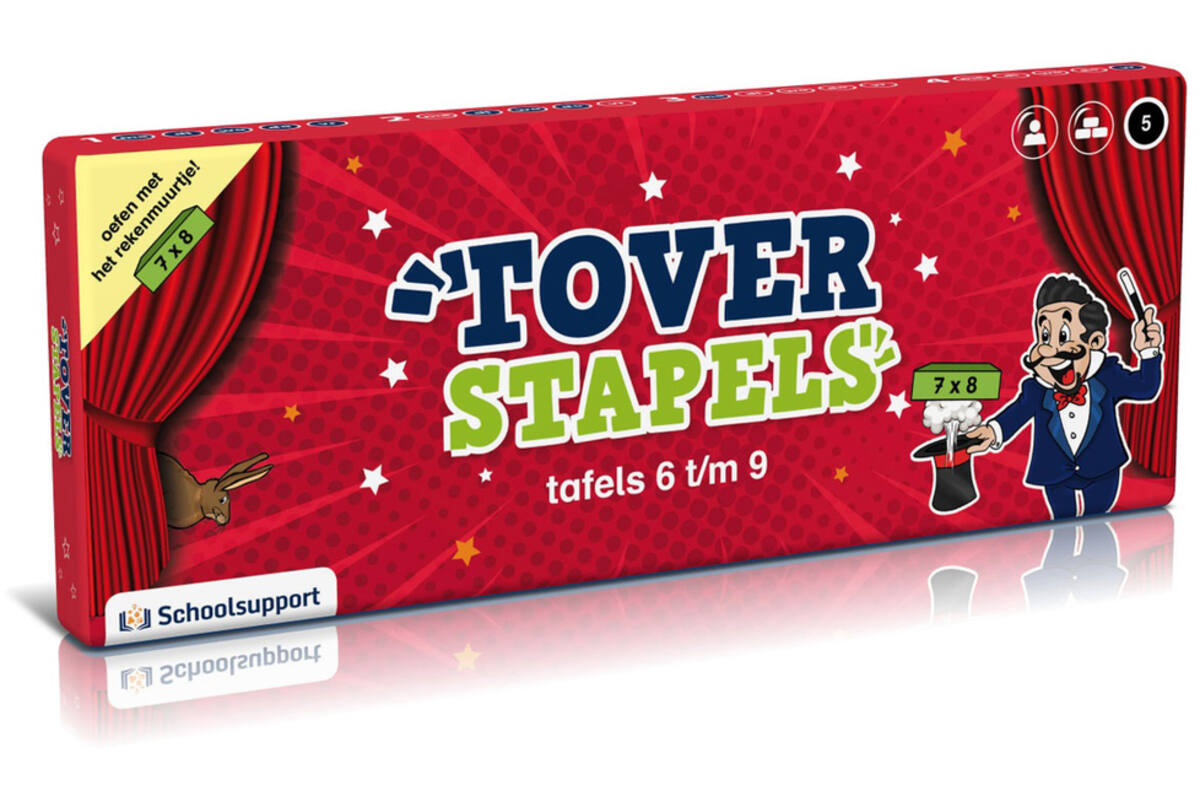 Toverstapels tafels 6 t/m 9