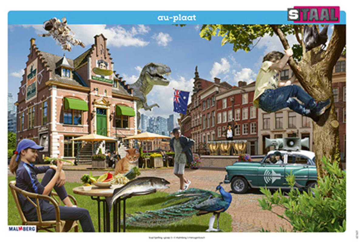 Staal 2 Spelling groep 3 posterset (50x70 cm)