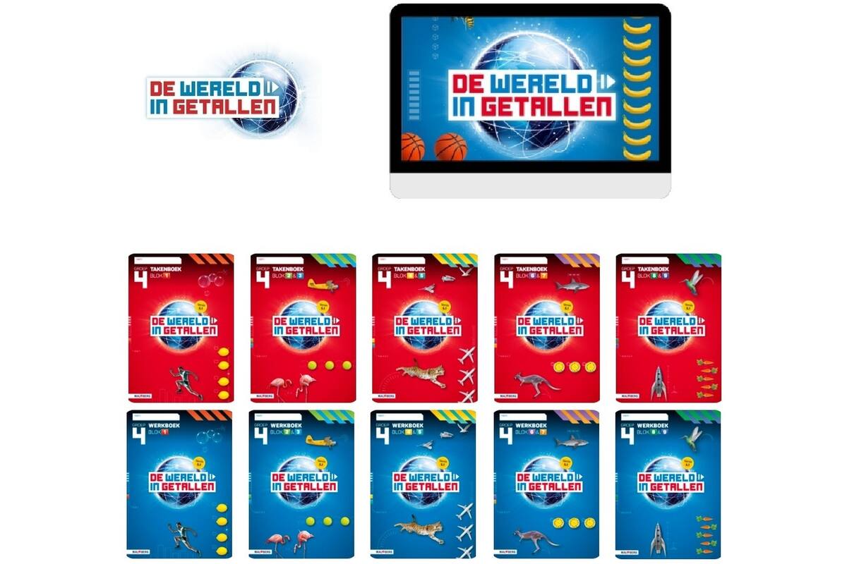 De wereld in getallen 5.1 Leerpakket groep 4 - BASIS PAPIER
