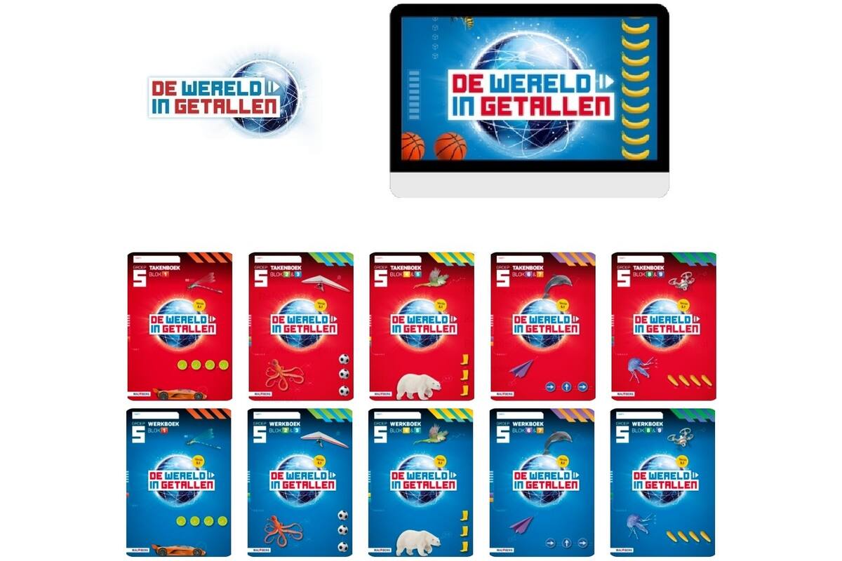 De wereld in getallen 5.1 Leerpakket groep 5 - BASIS PAPIER