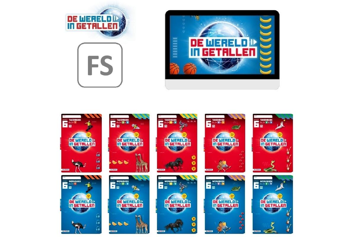 De wereld in getallen 5.1 Leerpakket FS groep 6 - BASIS PAPIER