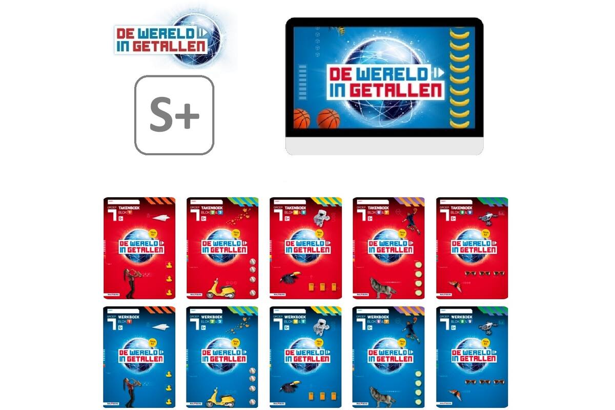 De wereld in getallen 5.1 Leerpakket S+ groep 7 - BASIS PAPIER