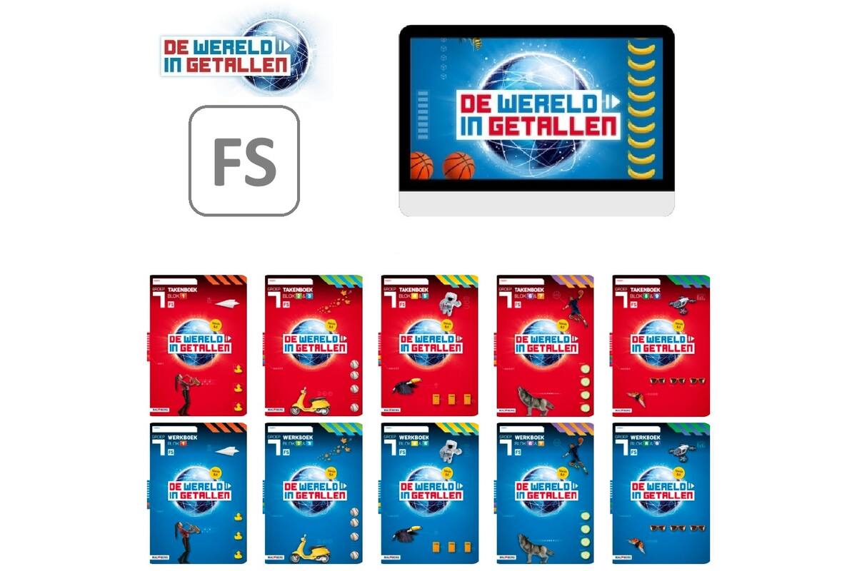 De wereld in getallen 5.1 Leerpakket FS groep 7 - BASIS PAPIER