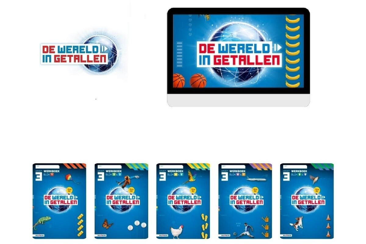 De wereld in getallen 5.1 Leerpakket groep 3 - BASIS PAPIER / DIGITAAL OEFENEN & AUTOMATISEREN