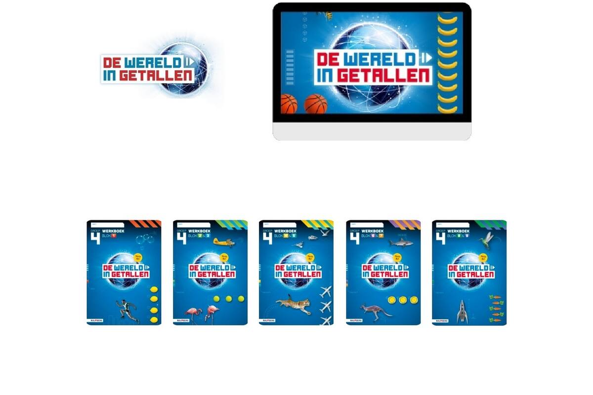 De wereld in getallen 5.1 Leerpakket groep 4 - BASIS PAPIER / DIGITAAL OEFENEN & AUTOMATISEREN