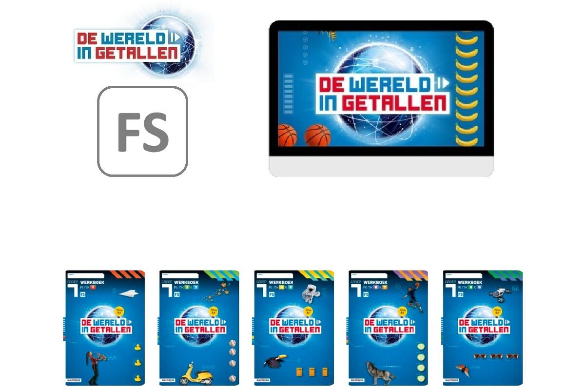 De wereld in getallen 5.1 Leerpakket FS groep 7 - BASIS PAPIER / DIGITAAL OEFENEN & AUTOMATISEREN