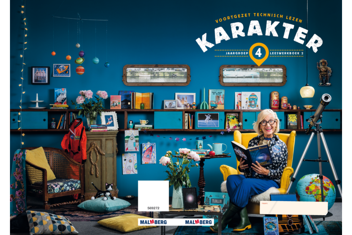 Karakter leeswerkboek 2 (AVI-M4) groep 4 (5 exemplaren)