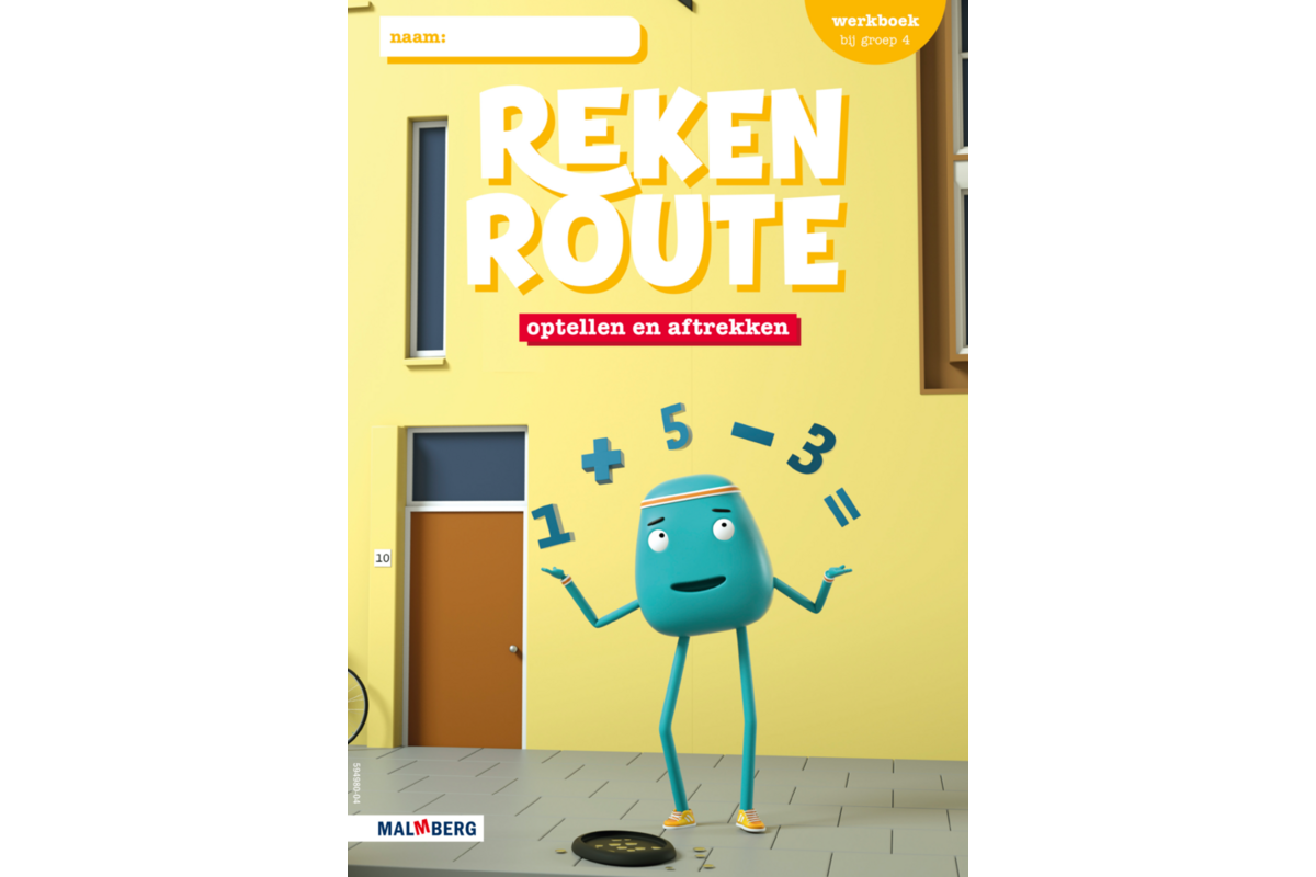 Rekenroute werkboek Optellen en Aftrekken/Splitsen groep 4 (5 ex)