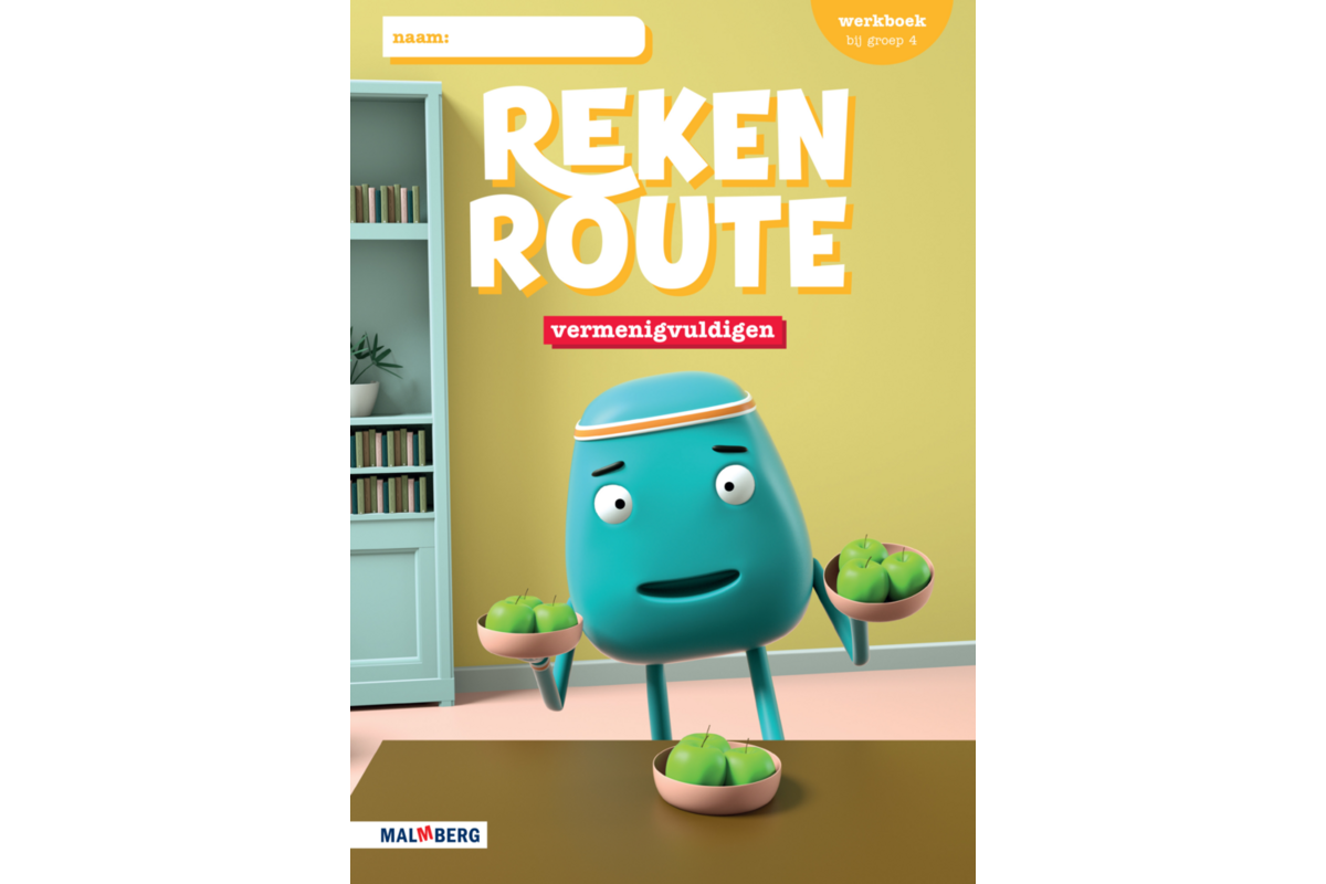 Rekenroute werkboek Vermenigvuldigen groep 4 (5 ex)