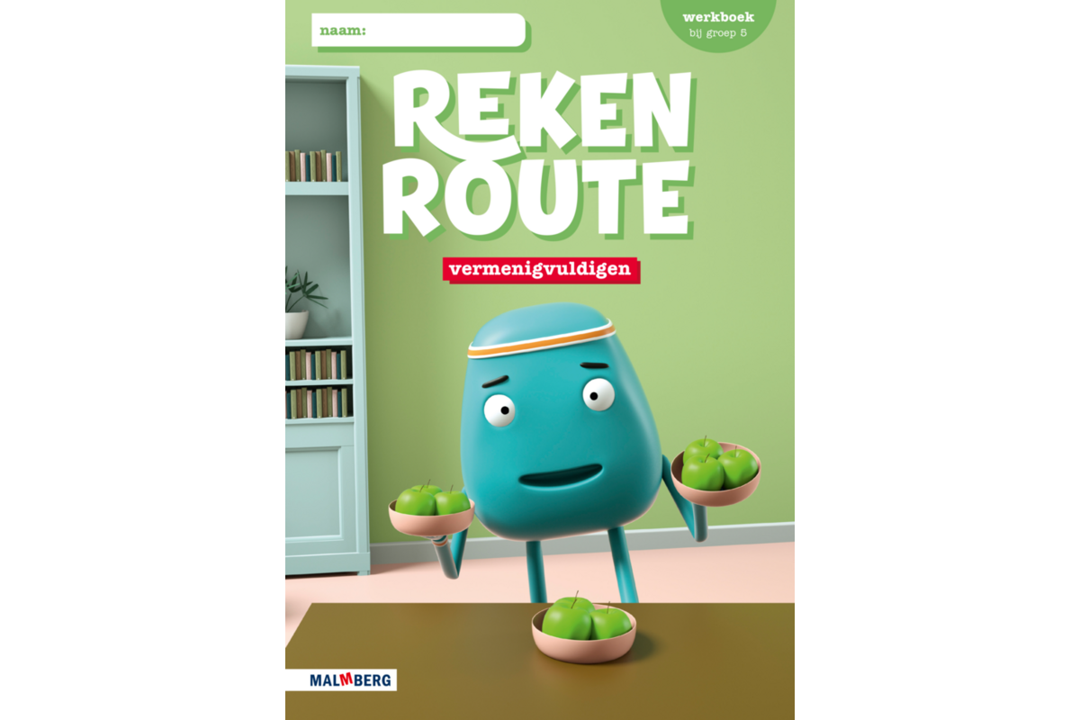 Rekenroute werkboek Vermenigvuldigen groep 5 (5 ex)