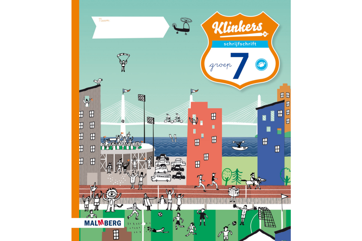 Klinkers verbonden schrift schrijfschrift  groep 7 (5 stuks)