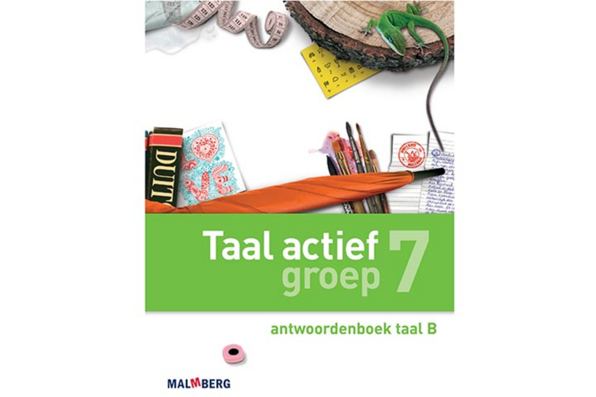 Taal actief 4 taal groep 7 antwoordenboek B