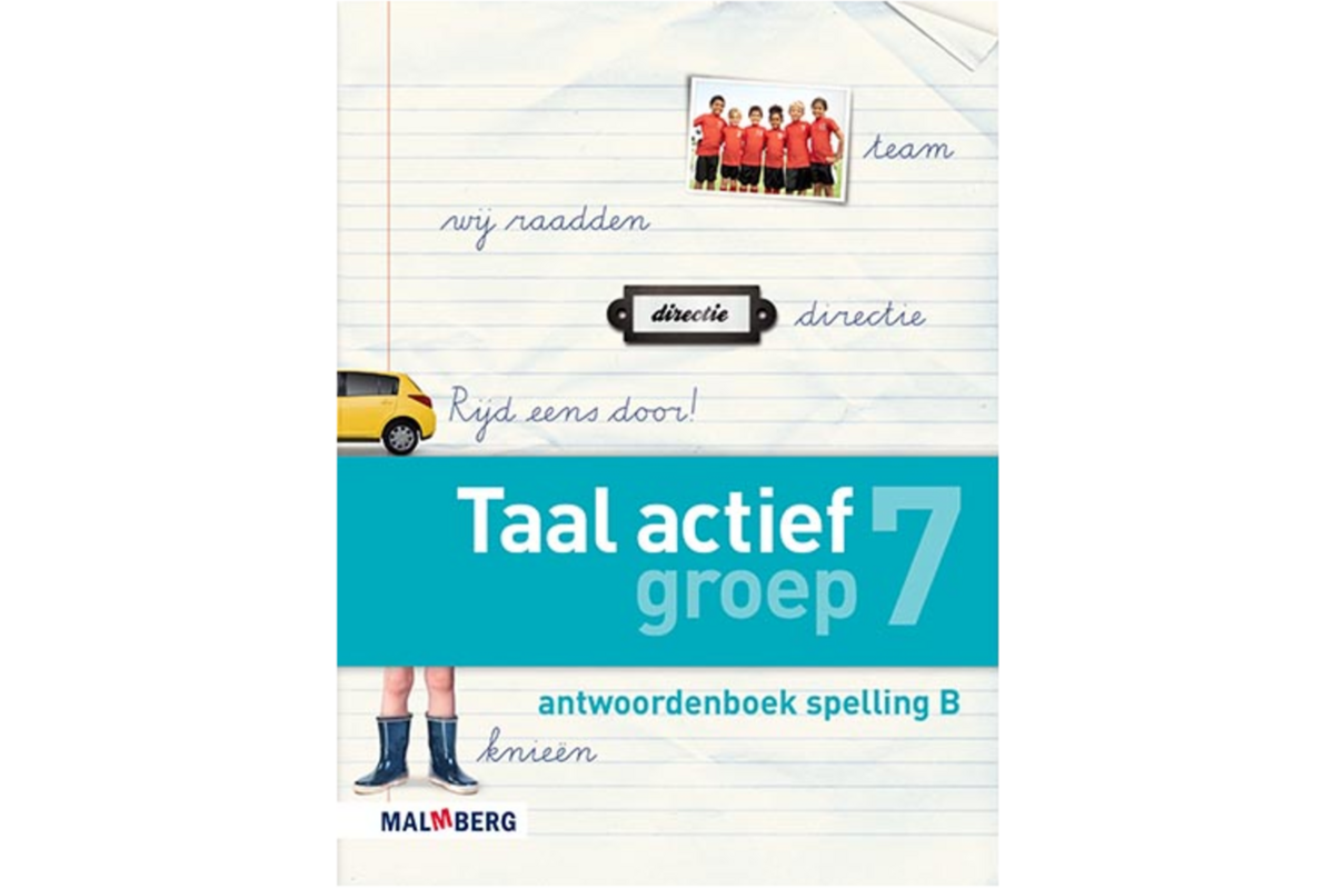 Taal actief 4 spelling groep 7 antwoordenboek B