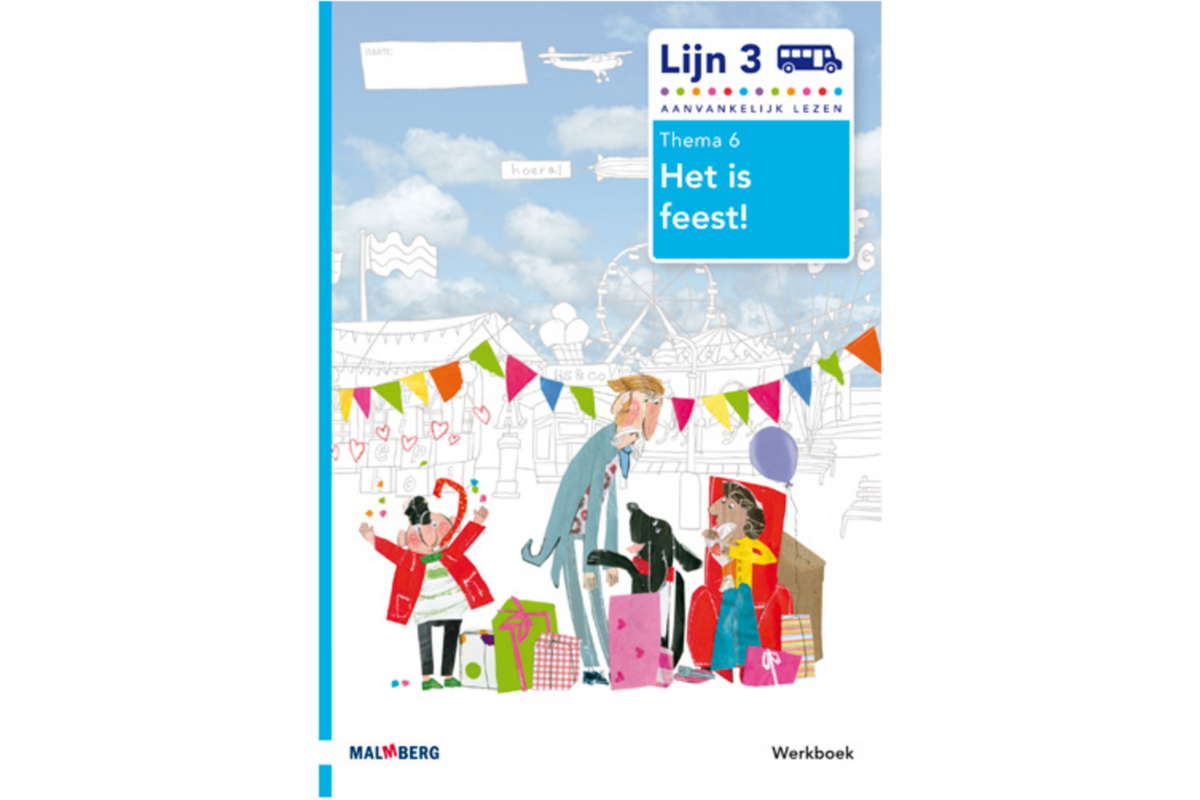 Lijn 3 werkboek thema 6 Het is feest (5 stuks)