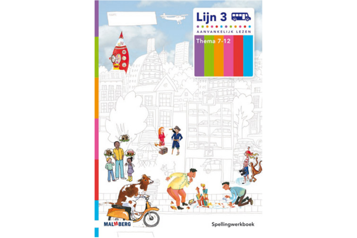 Lijn 3 spellingwerkboek thema 7-12 (5 stuks)