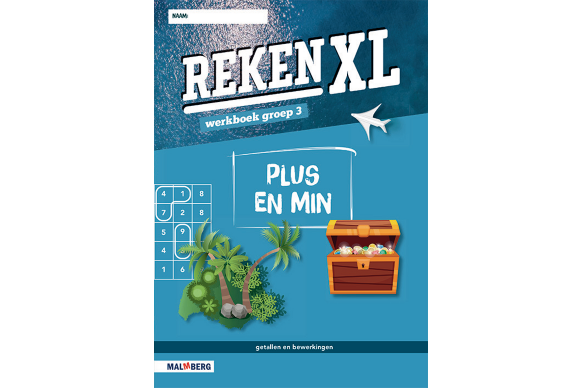 RekenXL leerwerkboek Plus en min/Spiegelen groep 3 (5 stuks)