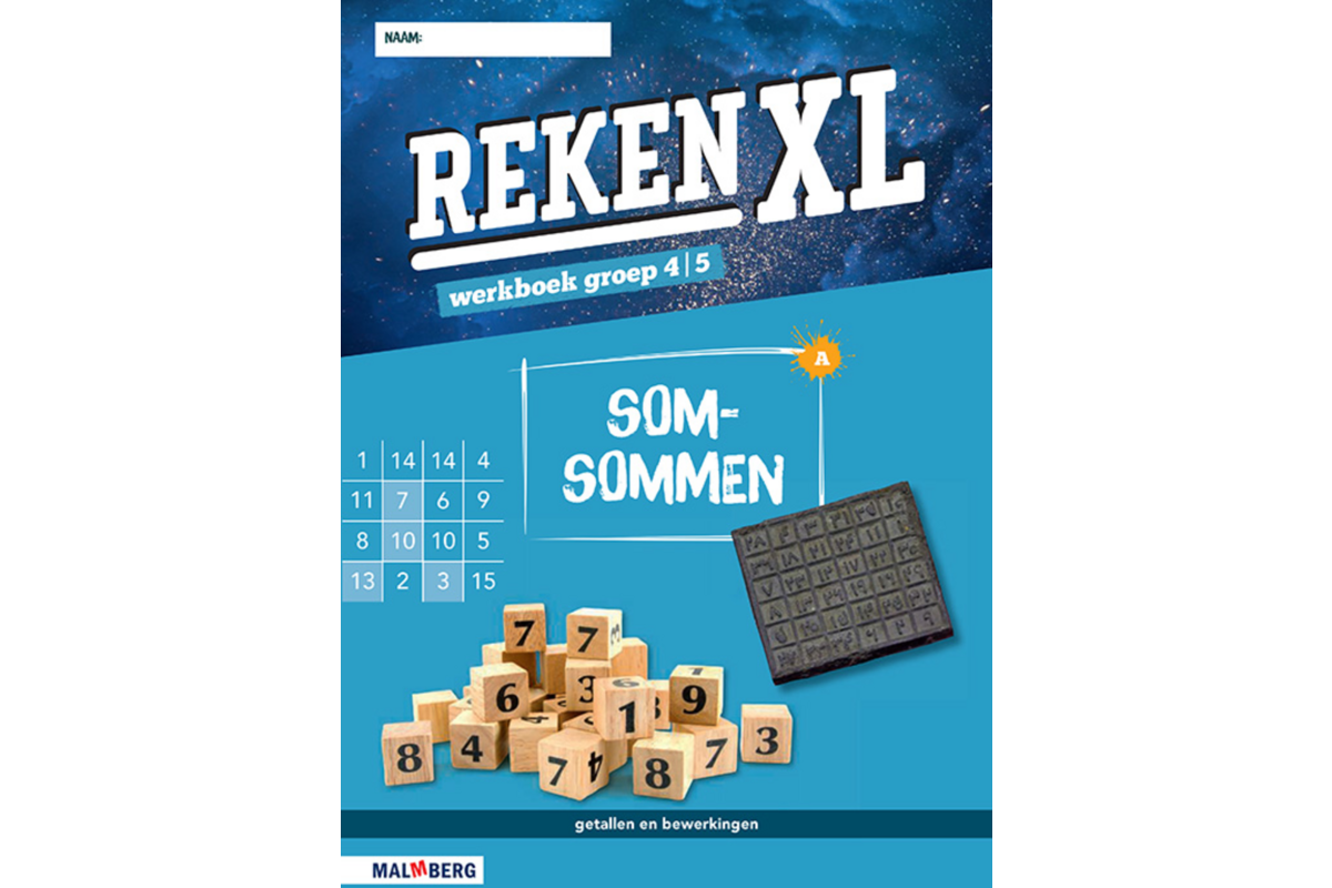 RekenXL leerwerkboek Som-sommen/Herhaalvormen groep 4/5 A (5 stuks)