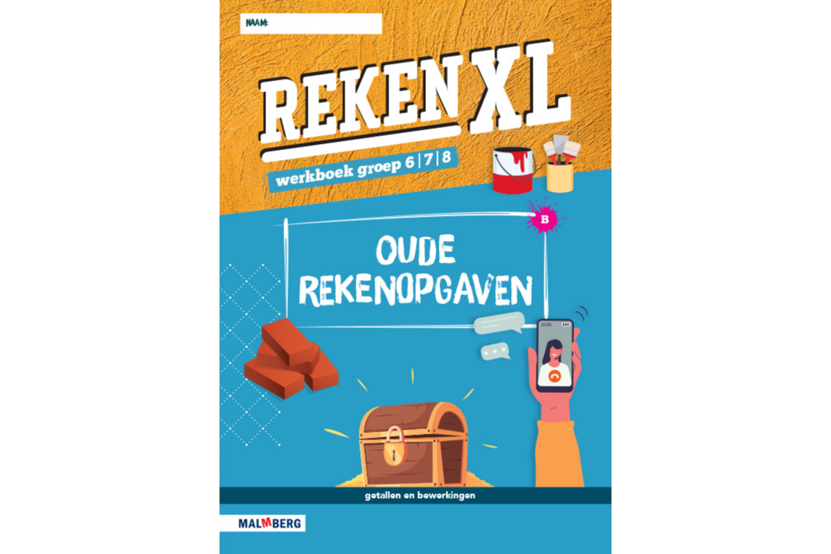 RekenXL leerwerkboek Oude rekenopgaven/Een goede zet groep 6/7/8 B (5 stuks)