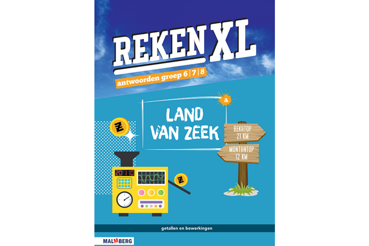 RekenXL antwoordenboek Land van Zeek/Tekenen is vertellen groep 6/7/8 A