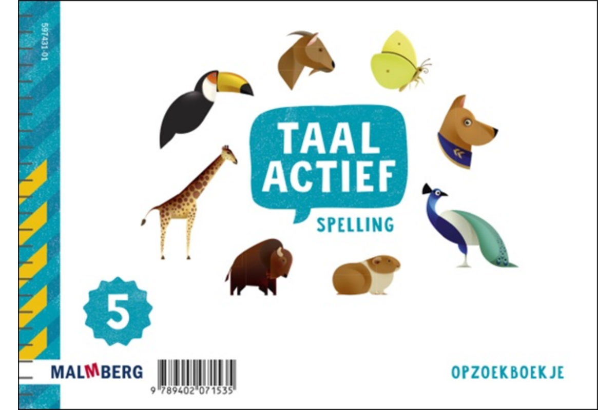 Taal actief 5 Taal/Spelling opzoekboekje groep 5