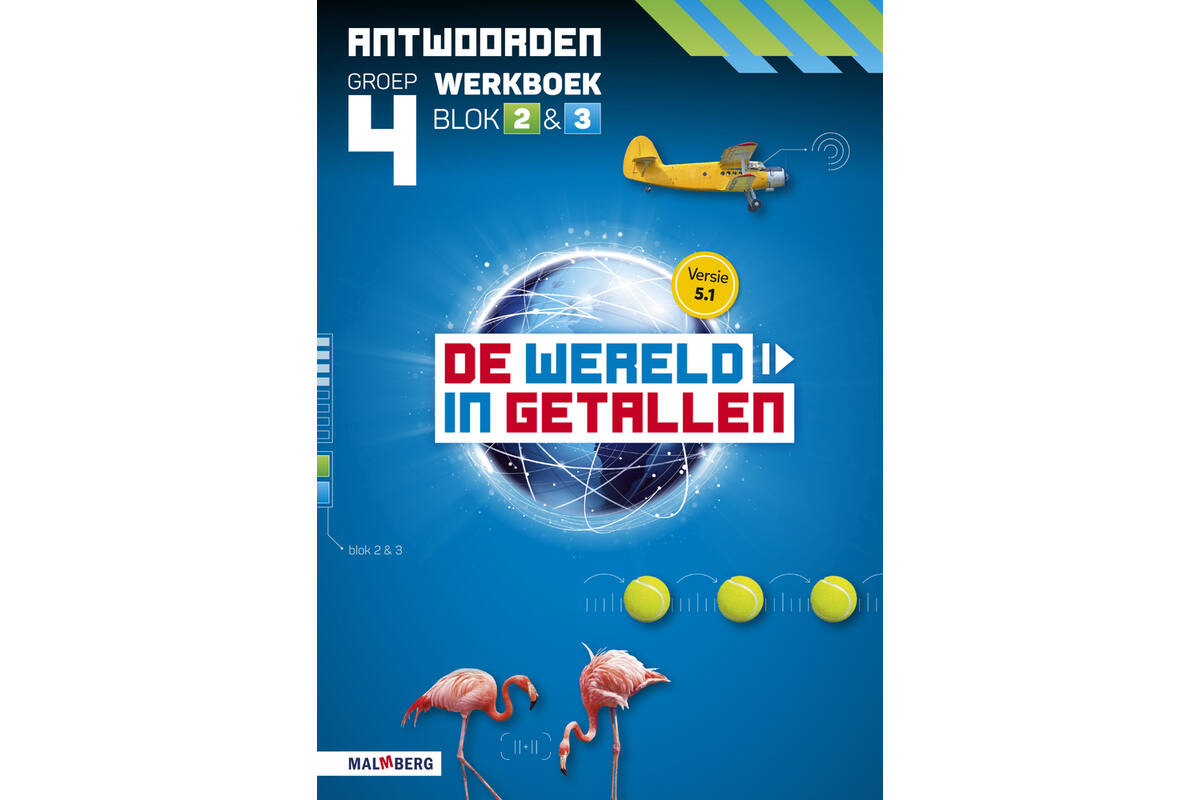 De wereld in getallen 5.1 groep 4 antwoordenboek werkboek blok 2 en 3