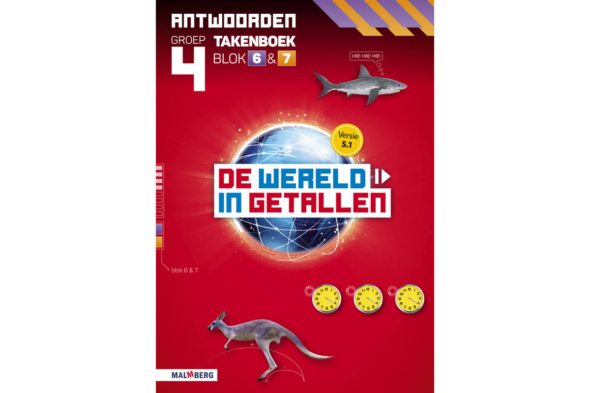 De wereld in getallen 5.1 groep 4 antwoordenboek taken blok 6 en 7
