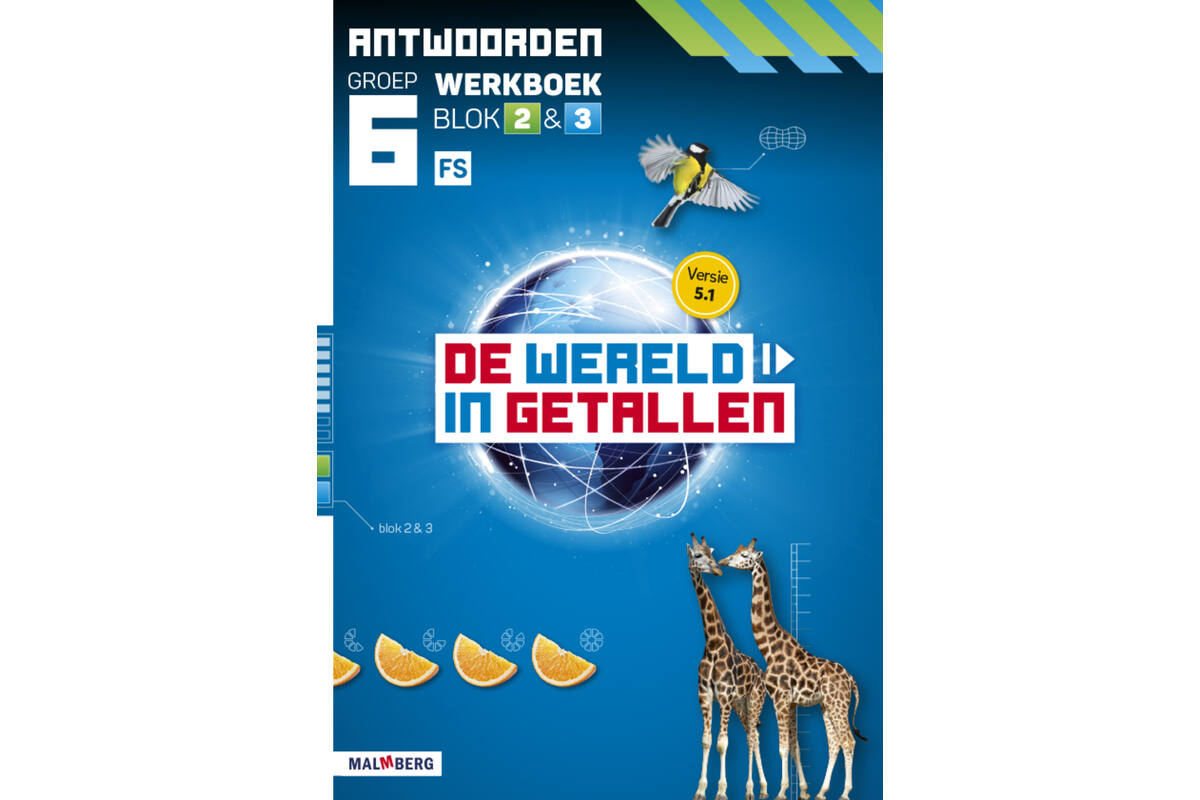 De wereld in getallen 5.1 groep 6 antwoordenboek werkboek blok 2 en 3 - FS