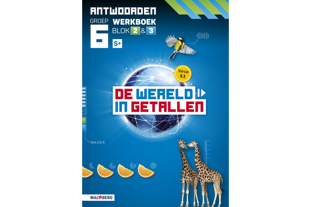 De wereld in getallen 5.1 groep 6 antwoordenboek werkboek blok 2 en 3 - S+
