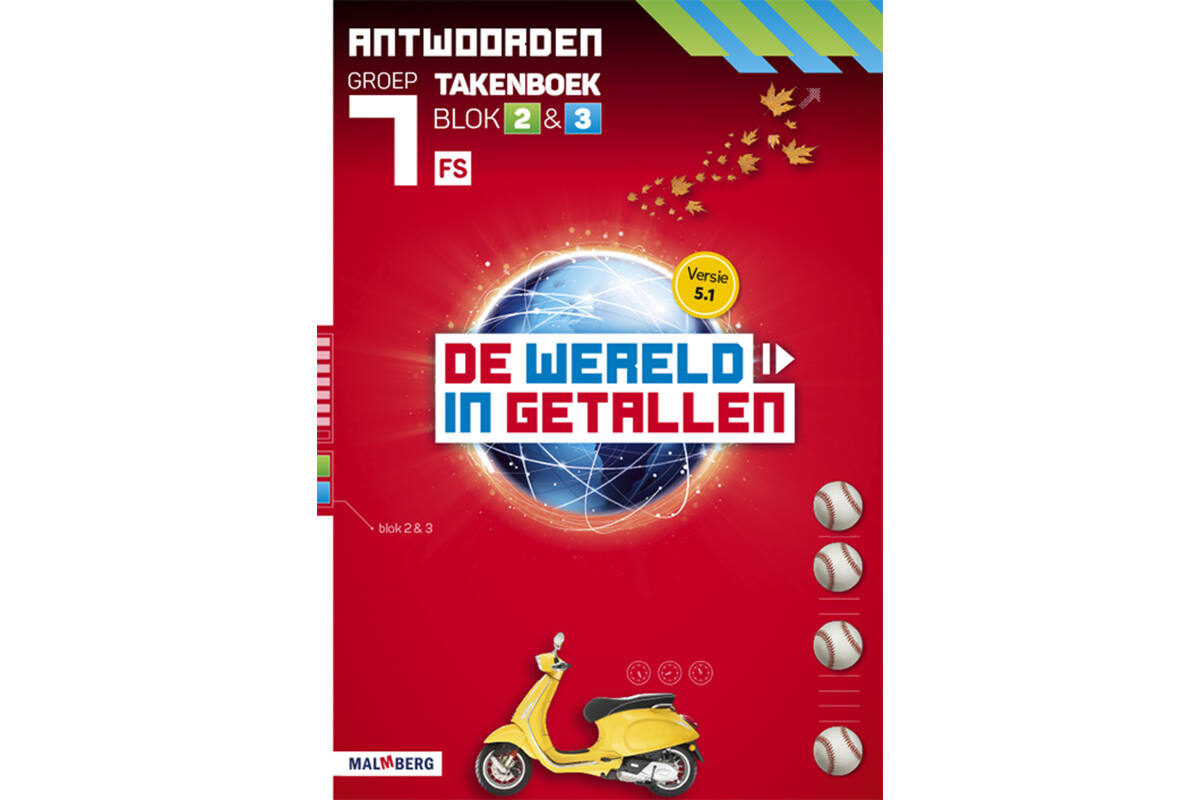 De wereld in getallen 5.1 groep 7 antwoordenboek taken blok 2 en 3 - FS