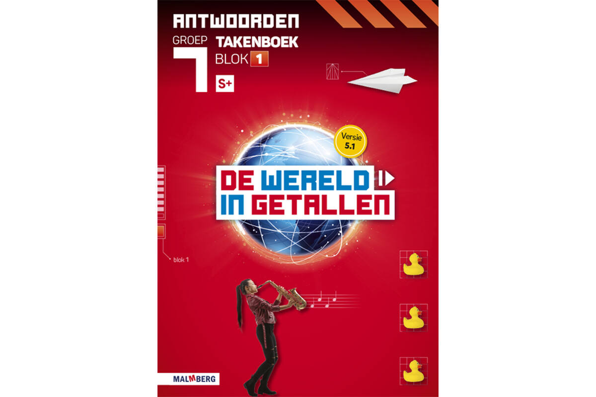 De wereld in getallen 5.1 groep 7 antwoordenboek taken blok 1 - S+