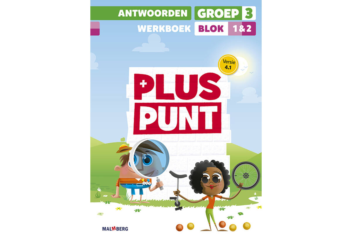 Pluspunt 4.1 groep 3 antwoordenboek werkboek blok 1 en 2