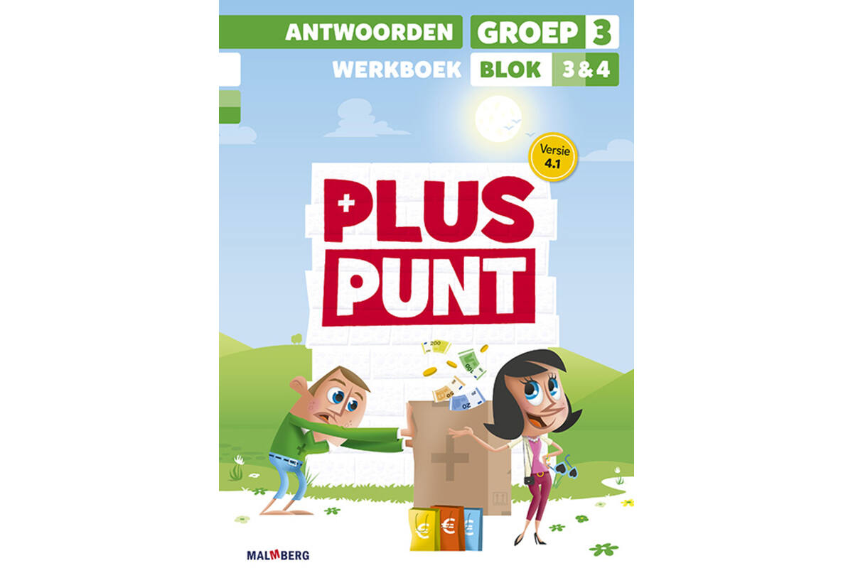 Pluspunt 4.1 groep 3 antwoordenboek werkboek blok 3 en 4