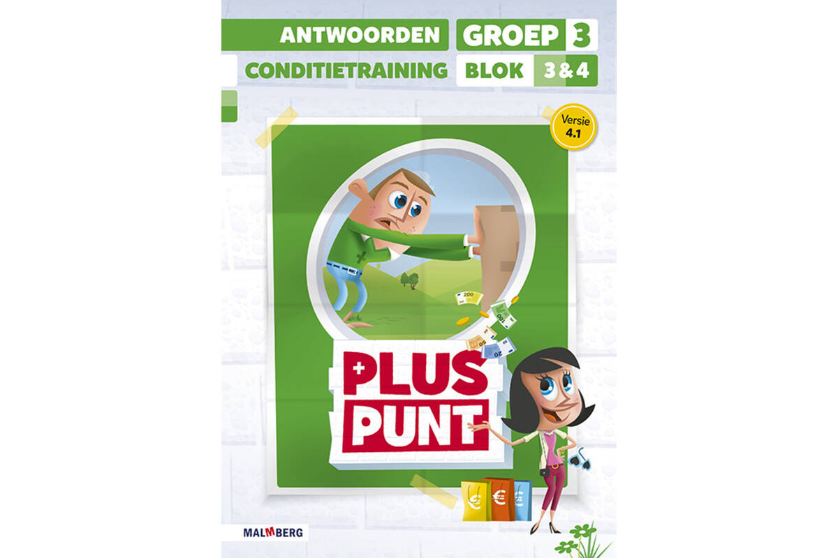 Pluspunt 4.1 groep 3 antwoordenboek conditietrainer blok 3 en 4