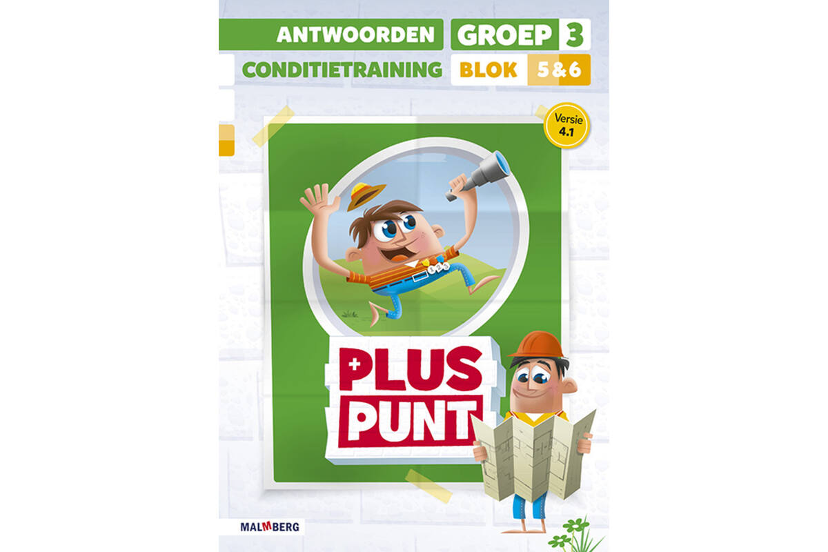 Pluspunt 4.1 groep 3 antwoordenboek conditietrainer blok 5 en 6