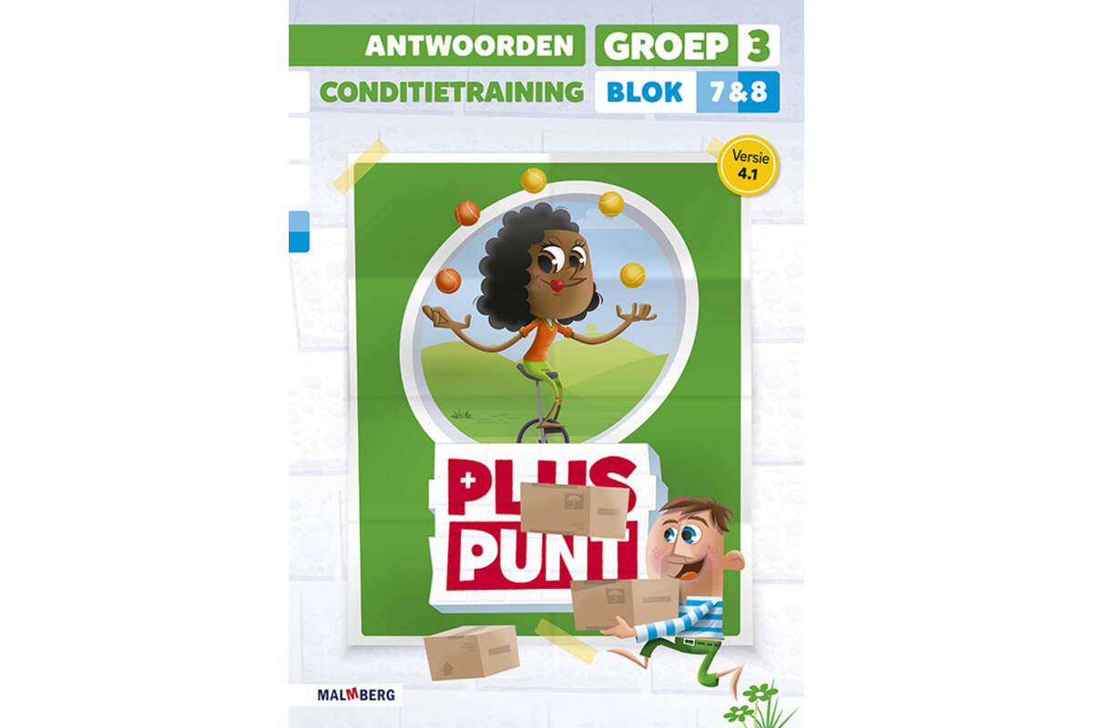 Pluspunt 4.1 groep 3 antwoordenboek conditietrainer blok 7 en 8