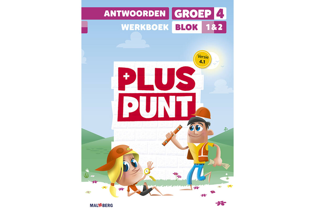 Pluspunt 4.1 groep 4 antwoordenboek werkboek blok 1 en 2