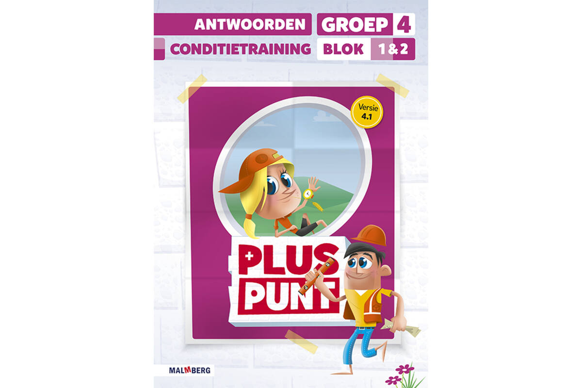 Pluspunt 4.1 groep 4 antwoordenboek conditietrainer blok 1 en 2
