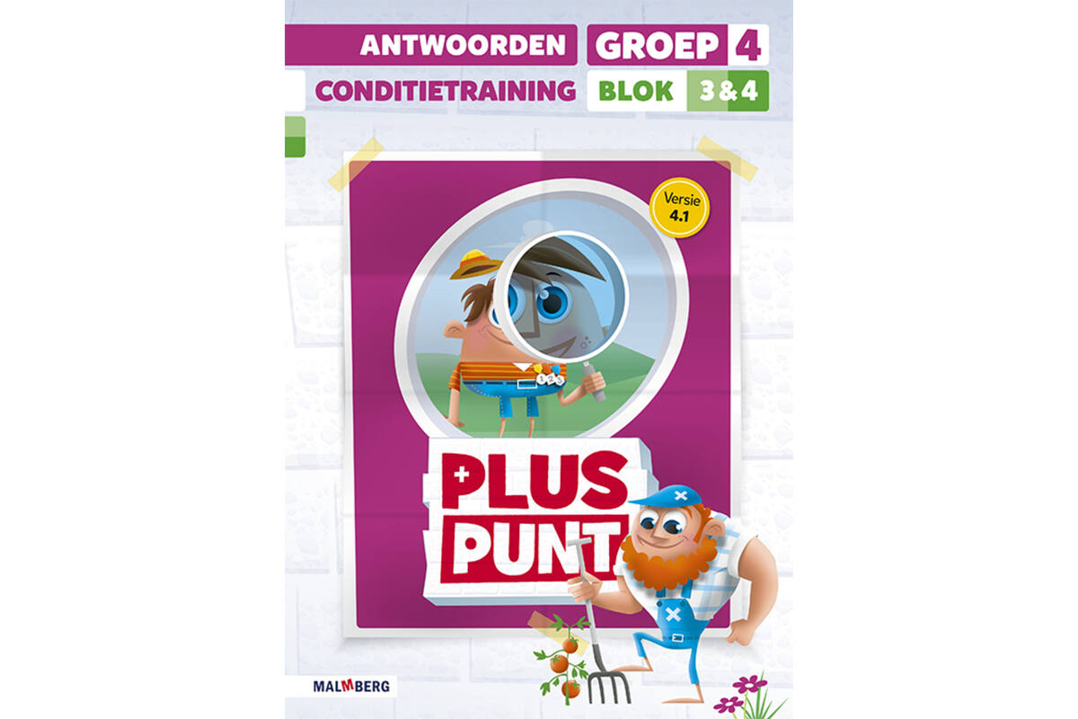 Pluspunt 4.1 groep 4 antwoordenboek conditietrainer blok 3 en 4