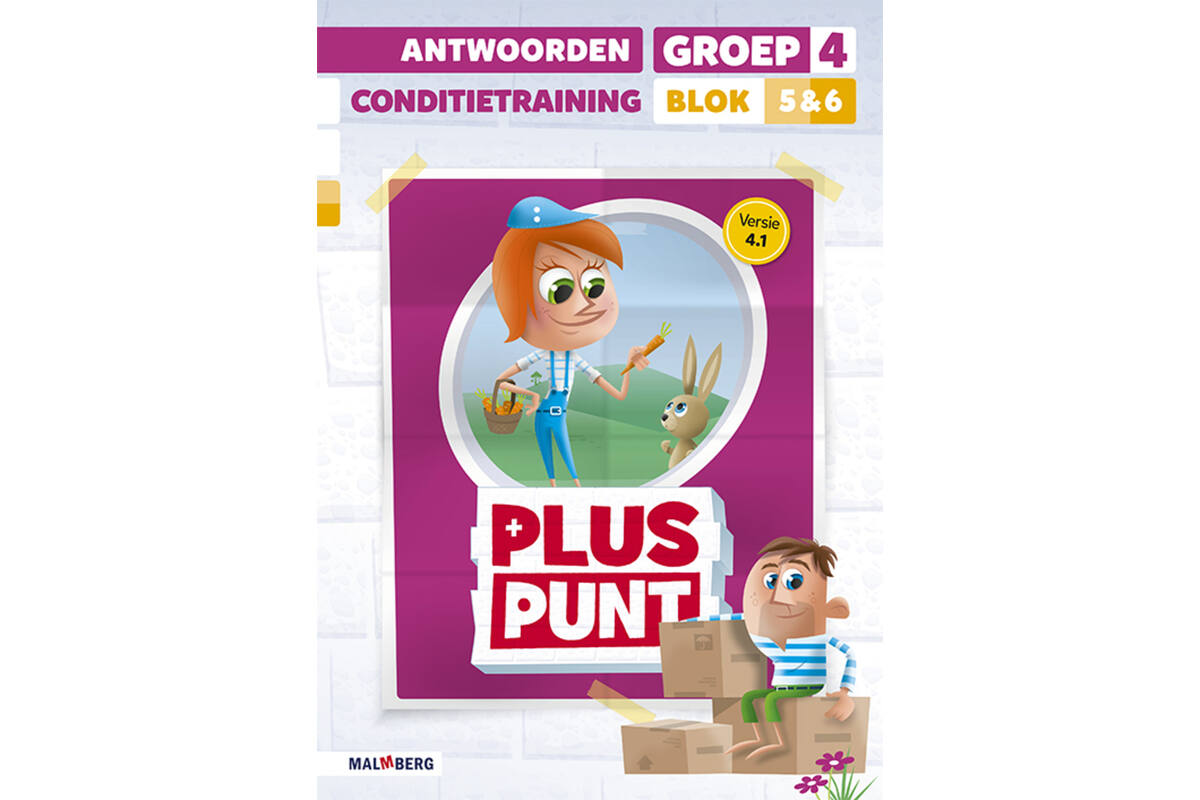 Pluspunt 4.1 groep 4 antwoordenboek conditietrainer blok 5 en 6