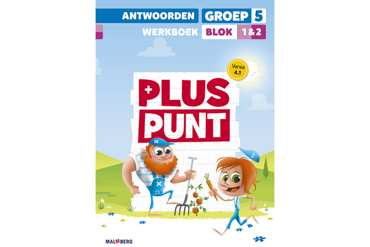 Pluspunt 4.1 groep 5 antwoordenboek werkboek blok 1 en 2