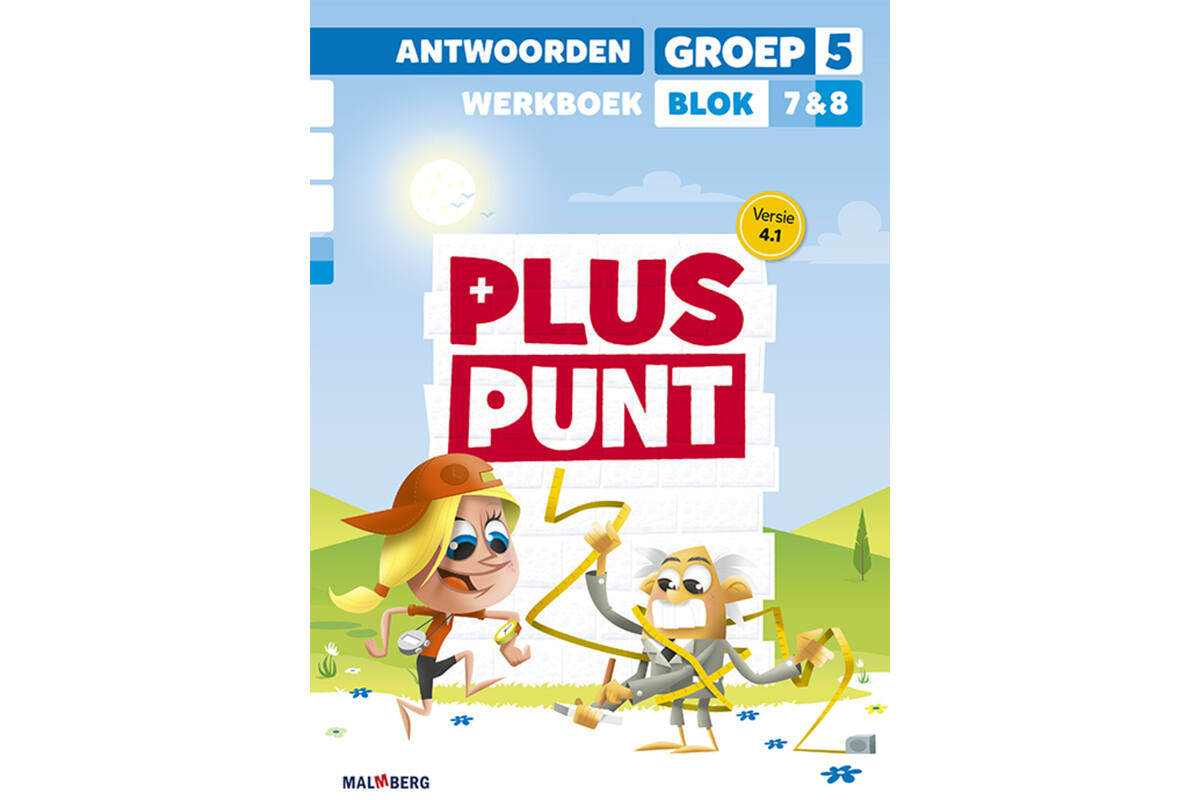 Pluspunt 4.1 groep 5 antwoordenboek werkboek blok 7 en 8