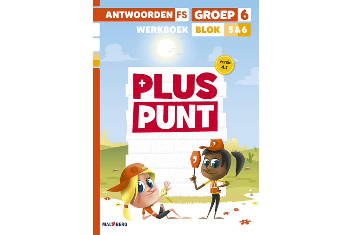 Pluspunt 4.1 groep 6 antwoordenboek werkboek blok 5 en 6 - FS